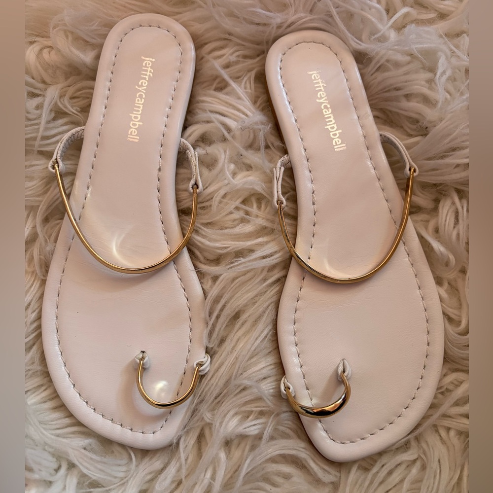 Jeffrey Campbell Tidep Toe-Ring Sandals Size 7
